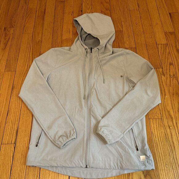 Vuori Outdoor Trainer Shell Athletic Jacket Women’s S Gray Windbreaker Zip - Picture 1 of 10